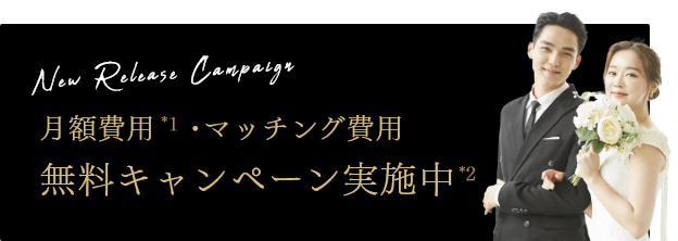 月額費用 ・マッチング費用無料